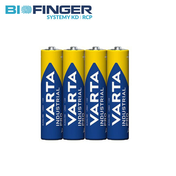 Set of professional AAA alkaline batteries Varta and Duracell Industrial