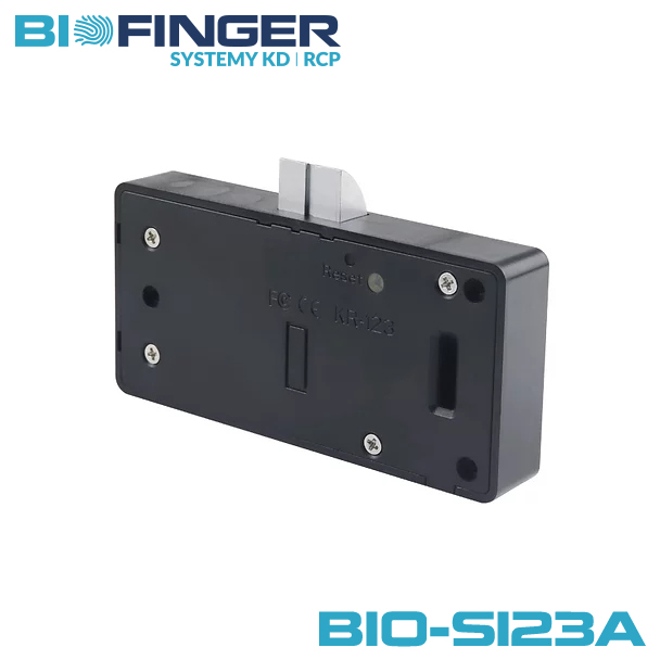 Hidden cabinet lock BIO-S123A – side profile with spring latch