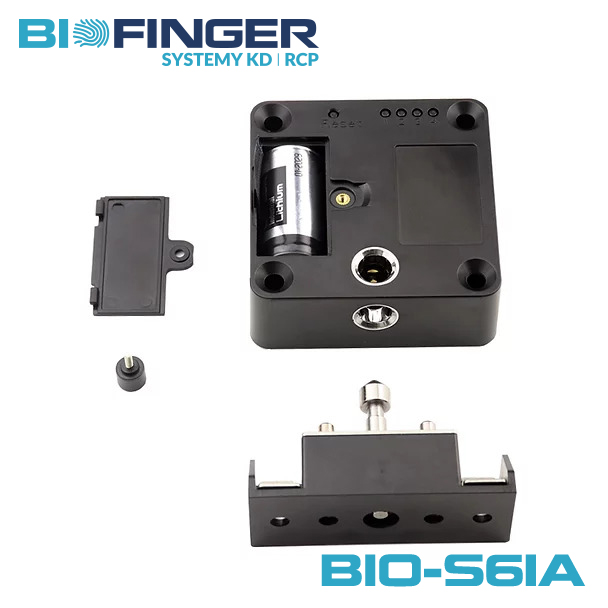 Invisible RFID combination lock BIO-S61A – side view