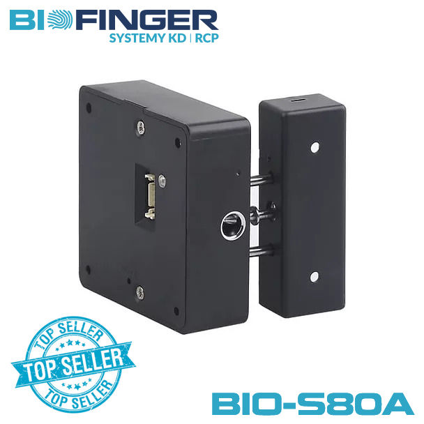 Invisible RFID cabinet lock BIO-S80A – main view / front
