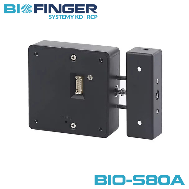 Cabinet RFID lock BIO-S80A – rear casing with batteries and mechanism