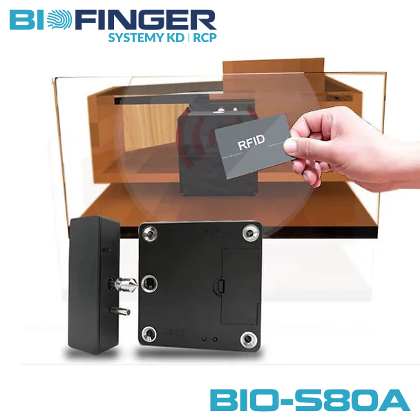 Electronic locker lock BIO-S80A – full mounting accessories set