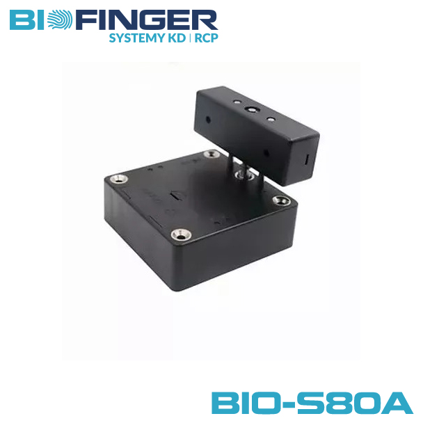 Hidden proximity card lock BIO-S80A – side view with metal bolt