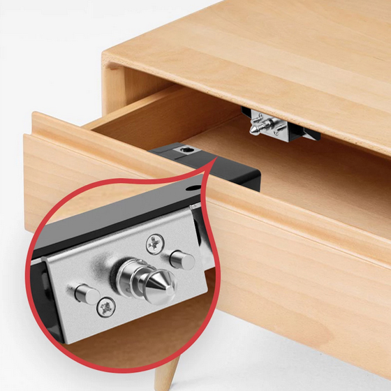 Furniture locker lock BIO-S80A – latch design details
