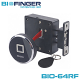 Furniture lock with fingerprint panel BIO-S80-64RF